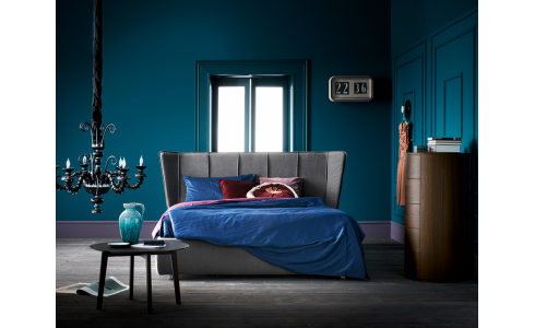 Modern olasz kárpitos és fa ágyak többféle színben és formában rendelhetők a Lineaflex Olasz Bútoráruházban.