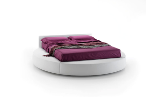 Natural modern  olasz kárpitos kerek ágy több színben, több kárpitkategóriában rendelhető bútoráruházunkban.
